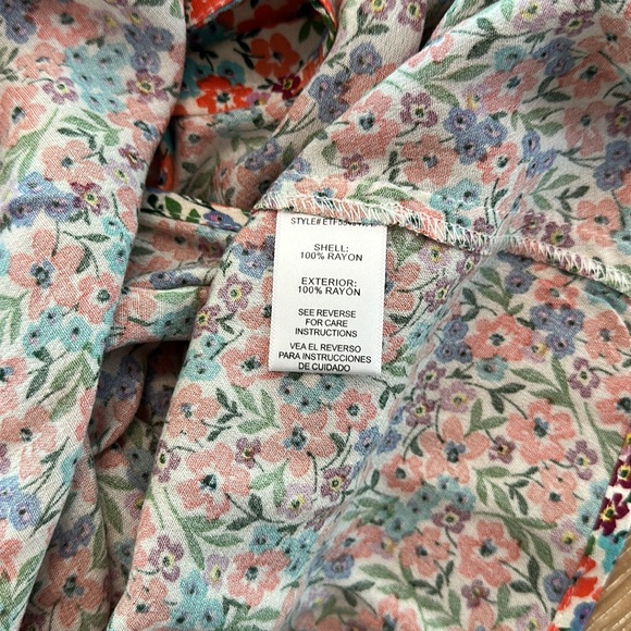 Mock Neck Ruffle Top - Picture 7 of 7